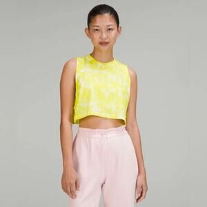 LULULEMON All Yours Crop Tank in Tie Dye NWT Size Women's 12